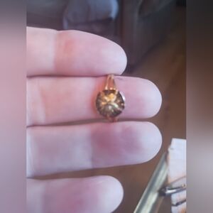 Vintage 70s Adjustable Sand Dollar Ring